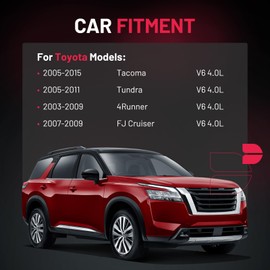 BDFHYK 6 Ignition Coil Pack UF495 and 6 Iridium Spark Plug 6176 Compatible with Toyota Tacoma Tundra 4Runner FJ Cruiser V6 4.0L 2005 2006 2007 2008 2009 2010 2011 2012 2013 2014 Coil for 5C1419 C1426