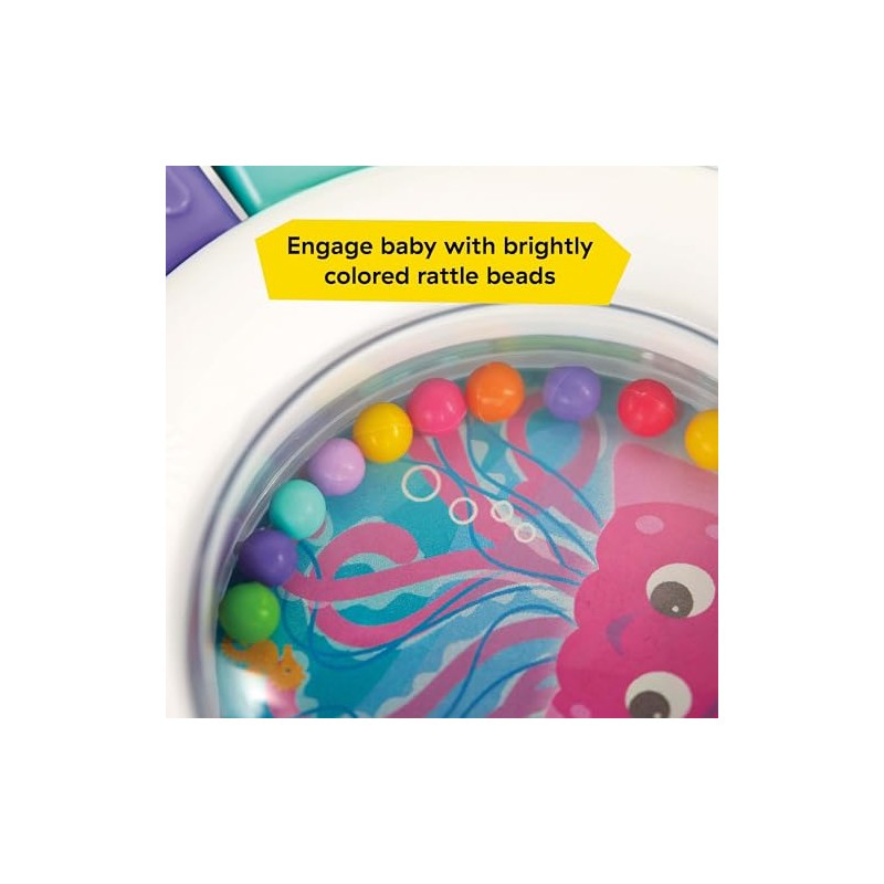 Baby Einstein Ocean Explorers Sensational Janet Sensory Rattle & Teether,