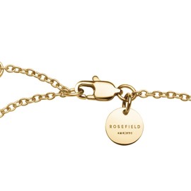 Rosefield JBEDG-J720 Dotted Bracelet Gold Emerald Duo, Stainless Steel, No Gemstone