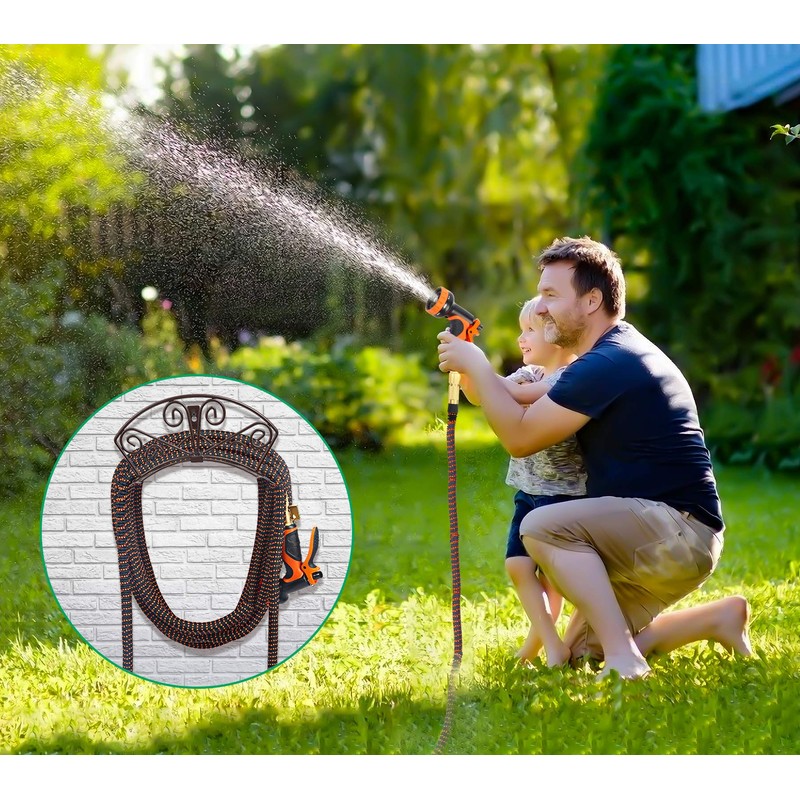 TomCare Garden Hose Holder Heavy Duty Water Hose Holder Solid