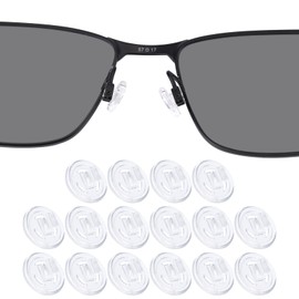 DROGO 8 Pairs Soft Silicone Replacement Nose Pads for Maui Jim Baby Beach/Kahuna/Kawika/Mahina/Wiki Wiki; for Oakley WireTap/Whisker/Crosshair 2.0 OO4044/Half Wire 2.0 Eyeglasses/Sunglasses