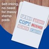 Xstamper Ink Stamp, Received. Red Ink (Impression Size: 13 x
