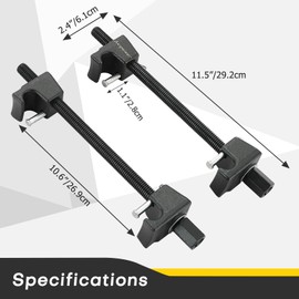 Acymner Macpherson Strut Spring Compressor Tool Kit | Universal Coil Spring Compressor Tool,1/2" Square Drive Heavy Duty Strut Compressor for Car Truck Motorcycle,with Detent Pins,Set of 2300mm (Blue)
