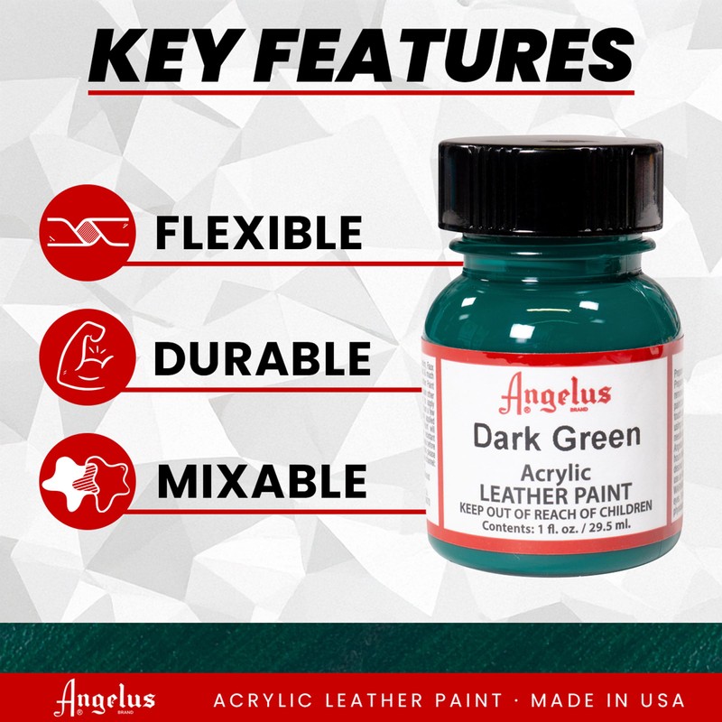 Angelus Leder Farbe 1 Oz Dark Green