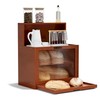 BUTUNITA Bread box for Kitchen Countertop, Farmhouse BreadBoxes for Kitchen