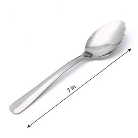 Engraved Spoon Gift for Him and Her, Friend's are The Family We Choose Spoons Inspirational Gift for Women Long Distance Gift Christmas Birthday Stainless Steel 7 Inch