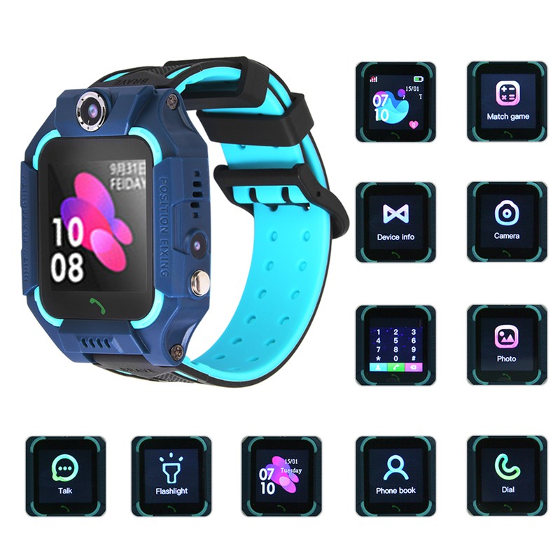 Portable Waterproof Kids Smartwatch LBS Positioning Children Safe Call Voice