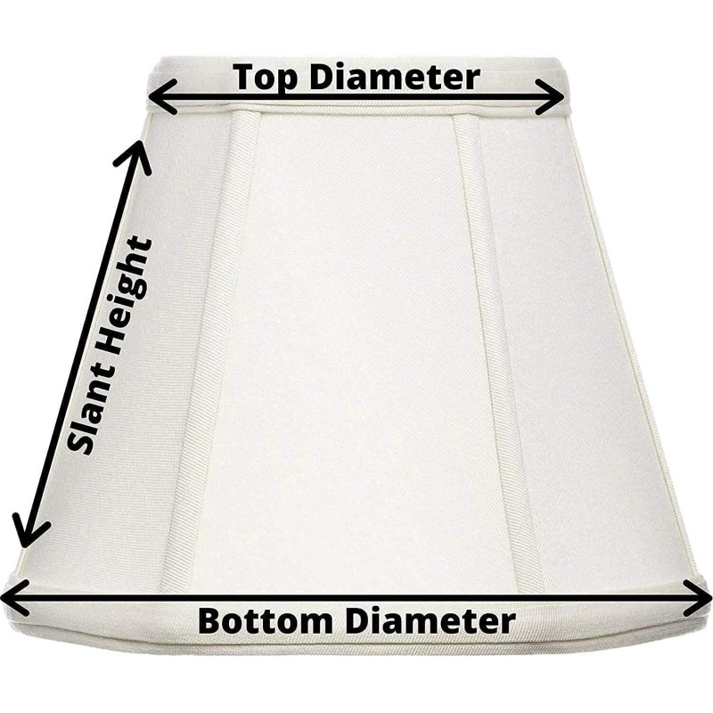 Kraft Parchment Stitched Trim 12 Inch Slip Uno Lamp Shade