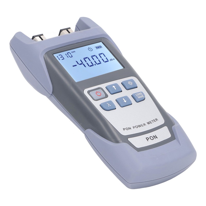 PON Optical Power Meter Fiber Port Checker Red Light Test