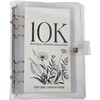 12-Month 200 Envelopes Money Saving Challenge Binder, 10k Dollars Money