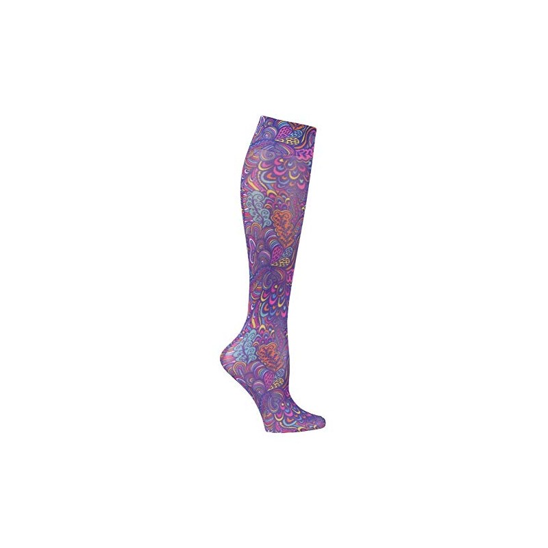 Celeste Stein Therapeutic Graduated Compression Socks, Blue Fantasea, 15-20 mmHg