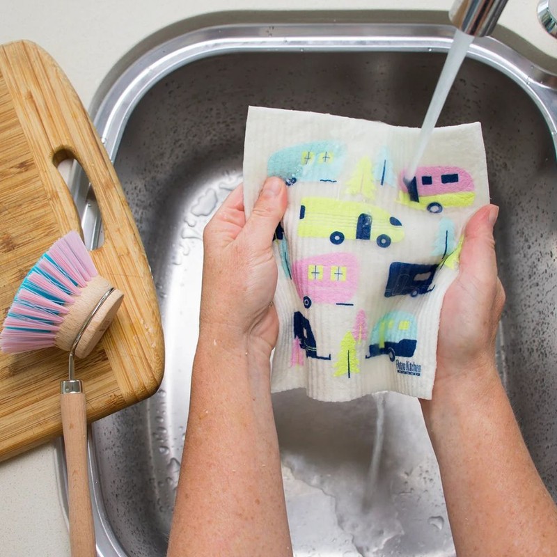 RetroKitchen Swedish Dish Sponge Cloth - Caravan