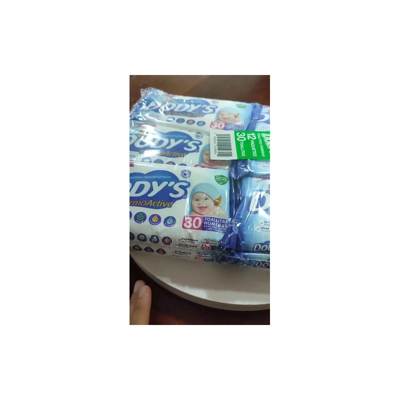 Toallitas Húmedas Dody S 12pack 30piezas C/u