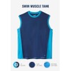 KingSize Men's Big & Tall Cling-Free Swim Muscle Tank -