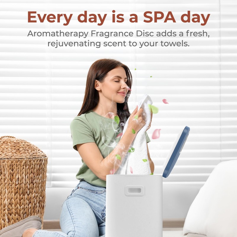 SereneLife Towel Warmer Bucket - Compact 23L Bathroom Towel Heater