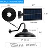 pearlstar Solar Barn Light - Outdoor/Indoor Motion Sensor, Cool White,