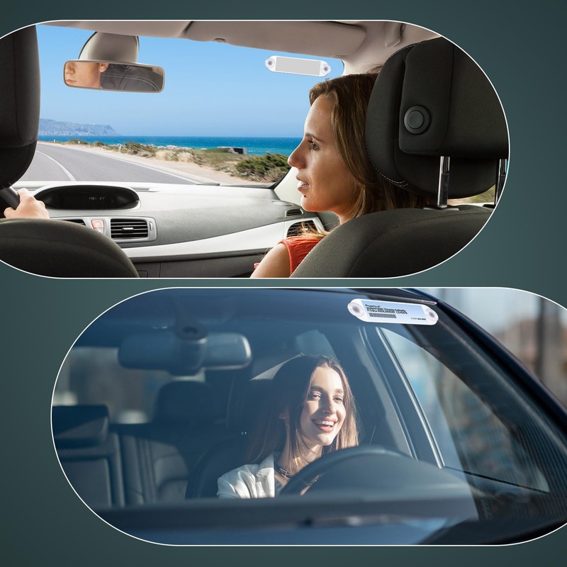 RattanView Ez Pass Holder Transponder Holder for Car Windshield Ez
