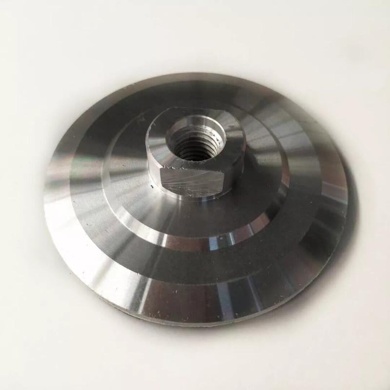 Roxx Tools wet polisher grinder 4" aluminum rubber backing pad