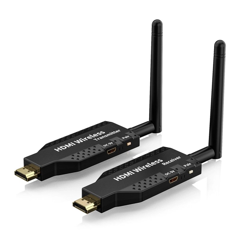 Dual Antenna 50M 5.8G Wireless HDMI Transmitter Receiver 1080P 60Hz