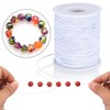 1mm x 100m/328 ft White Elastic Cords,Elastic String for Bracelet