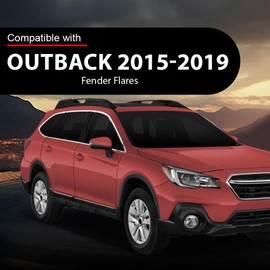Fender Flares 4PCS, Fit Subaru Outback 2015-2019, Wheel Arch Molding Kit, E201SAL000, 037815, 037815LR, 037815RR