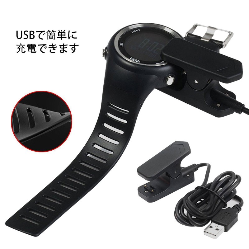 EZONT031B01 Running Watch, GPS, Digital Wristwatch, Waterproof, Lightweight, Bluetooth Capabilities,