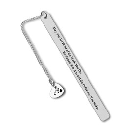 Colleague Bookmark Thank You Gifts for Women Men Coworker Leader Employee Metal Bookmark Appreciation Gifts Book Lover Readers Bookworm Gifts Office Retirement Gifts Farewell Going Away Gifts