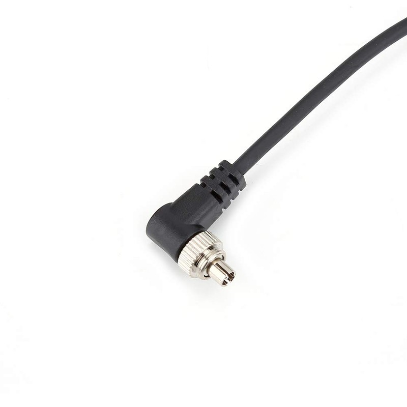 2.5mm to Male Flash PC Sync Cable, Extendable Flash Sync