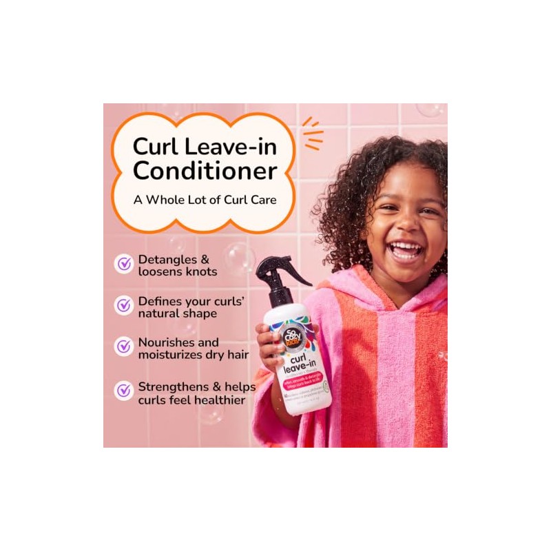 SoCozy Curl Leave-In Conditioner - Detangles and Restores Curls While