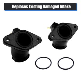 Bota colector de admisión de carburador para Yamaha XVS650 V-star vstar 650 XVS650A Classic Midnight Custom XVS650AT Silverado 1998-2010, con arandela de interfaz de junta de arranque
