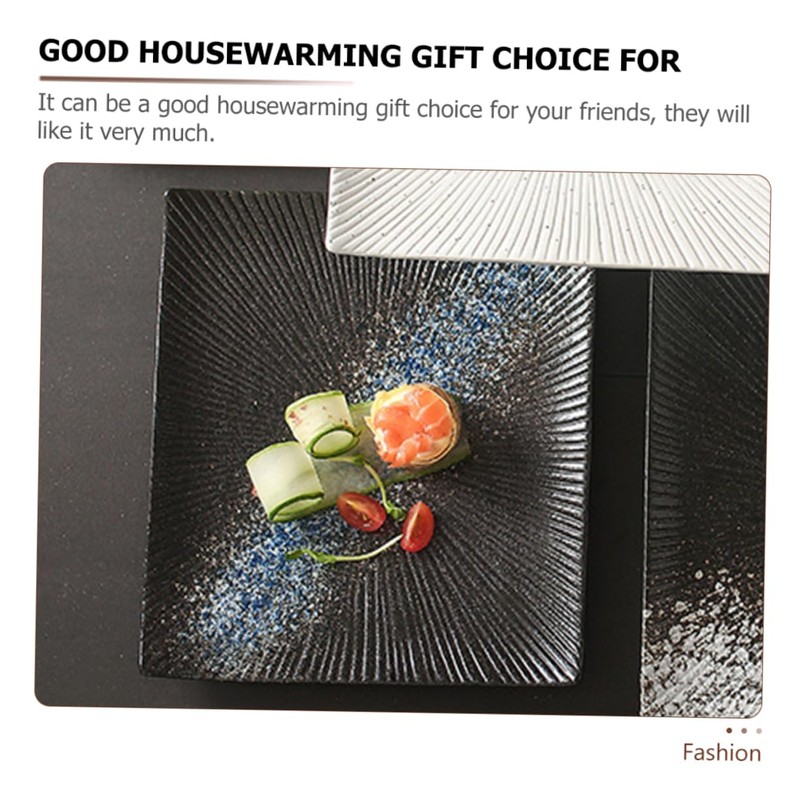 SHOWERORO Sturdy Japanese Steak Plate for Household Daily Use Multi-Function