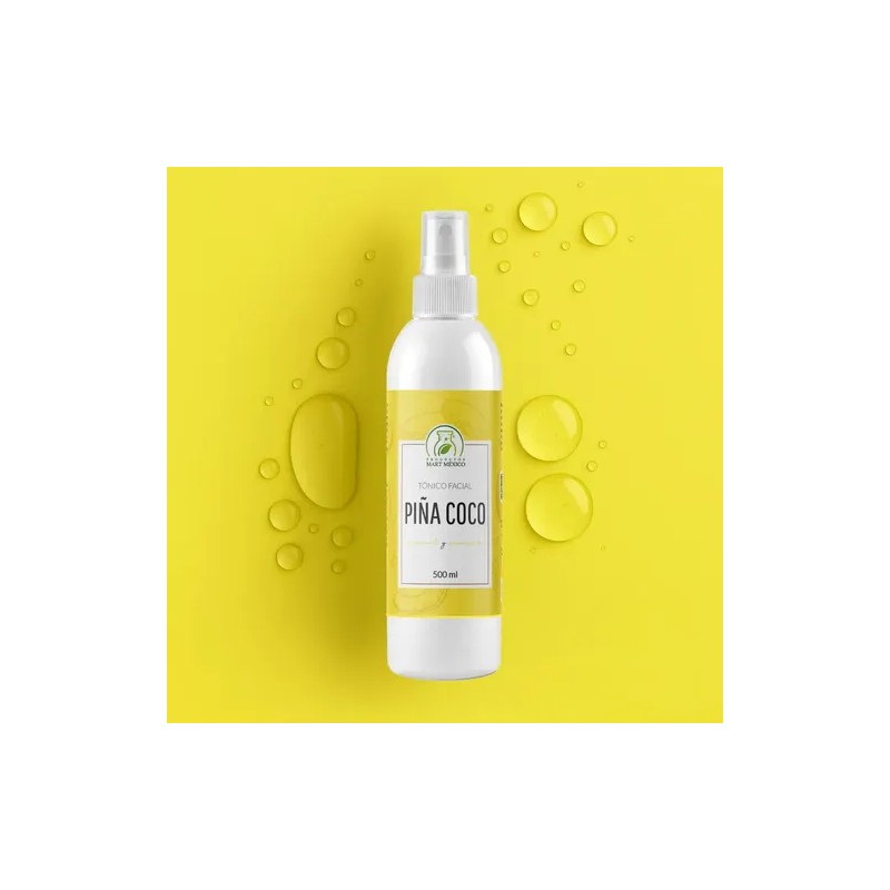 Tónico Facial Piña Coco 500 ml Para Todo Tipo de