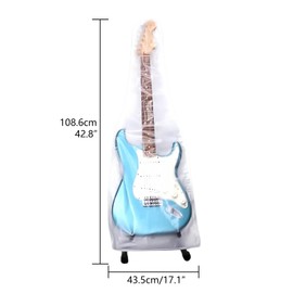 Musiin Guitar Cover Transparent Frosted Dust Cover for Electric Guitar - Elegant Protection for Your Prized Instrument
