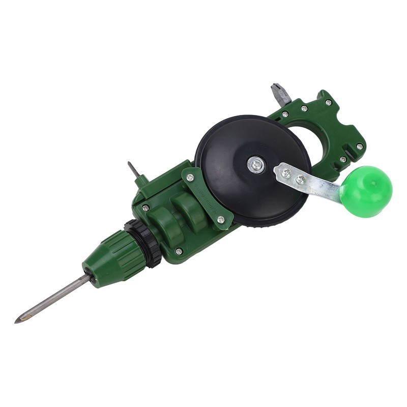 Multifunctional Hand Crank Drill Knife Sharpener Glass Cutter ABS Tool