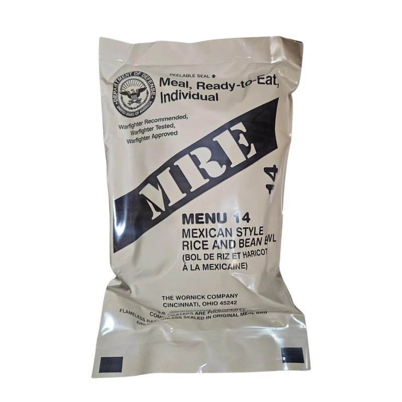 Andrews Corner 6 Packs Vegetarian Meal Ready to Eat (MRE)