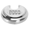 4 Digit Combination Disc Padlock with Hardened Steel Shackle Lock