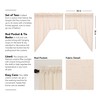 VHC Brands Simple Life Flax Natural Valance, Swag Set 36x36x16