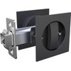 Pocket Door Lock,Privacy Square Pocket Door Hardware,Invisible Sliding Door Lock