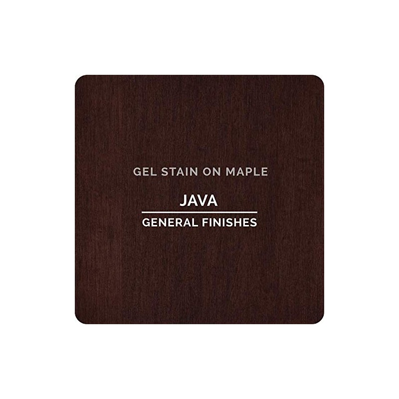 General Finishes Oil Base Gel Stain, 1/2 Pint, Java