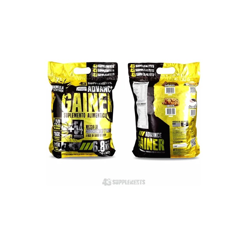 Ganador Hard Mass Gainer Cafe Intenso 15 Lbs 43 Supplements