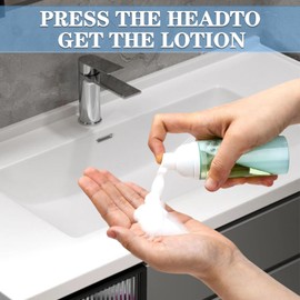 2 Pcs Travel Size Foam Pump Bottle 60 ml/2 oz, Travel Foam Dispenser Pump Bottle, Portable Mini Refillable Foam Pump Bottle, Clear Plastic Small Size Mousse Foam Soap Dispenser for Face Wash Shampoo