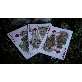 Under The Moon (Moorland Green) Playing Cards