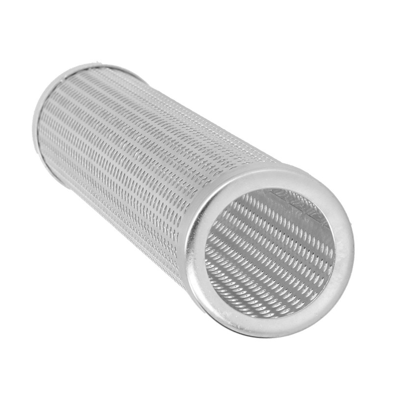 Smoker Box Cylindrical Detachable Large Capacity Fruit Wood BBQ Pellet
