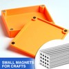 200Pcs Refrigerator Magnets, 3x2mm Small Magnets Tiny Earth Magnet for