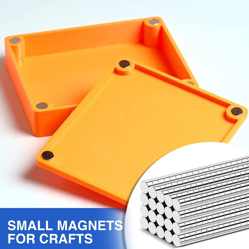 200Pcs Refrigerator Magnets, 3x2mm Small Magnets Tiny Earth Magnet for