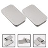 UPKOCH Pack of 20 small metal tins with sliding lid,