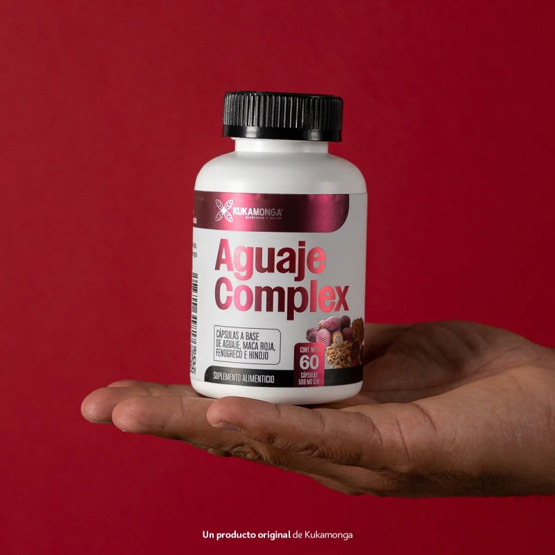 Aguaje Complex Kit 3 60 Cps 1 Mes Curvas Naturales