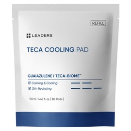 Leaders Cooling Soothing Pad Refill 130ml, 80 sheets, 1 piece / 리더스 쿨링 진정 패드 리필 130ml, 80매, 1개