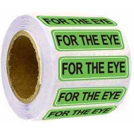 Veterinary Labels for The Eye Stickers Medication Instruction Labels for Medical Containers Pharmacies Hospitals 1/2 X 1.5 Inch 500 pcs/Roll