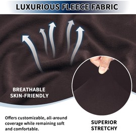PureFit Additional Seat Cover for Reclining Couch Covers, Super Stretch Recliner Covers for Large Recliner, Reclining Sofa Slipcovers Furniture Protector for Kids Pets with Elastic Bottom, Chocolate